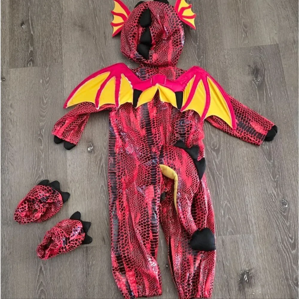 SPOOKTACULAR CREATIONS BABY DRAGON HALLOWEEN COSTUME WITH WINGS 18-24 months